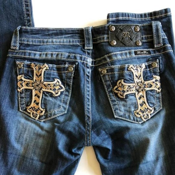 Miss Me straight bling jeans signature rise 28 - Picture 2 of 5